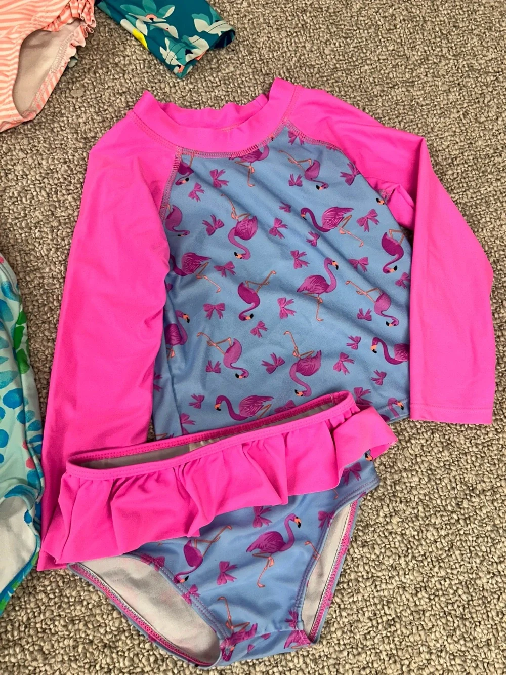 15 Piece Toddler Girl’s Size 4T Swimsuit Bundle